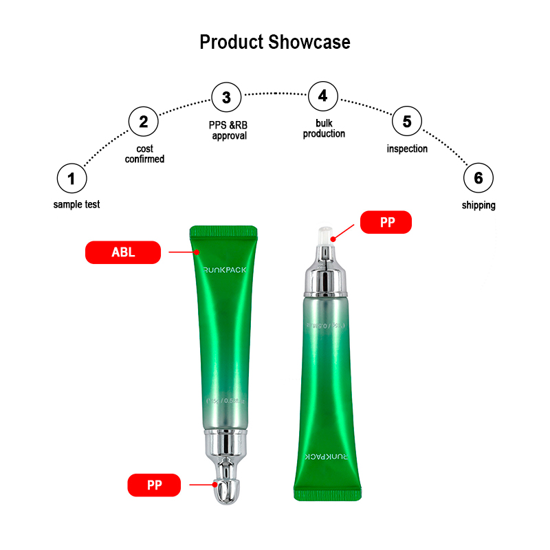 green soft squeeze tube