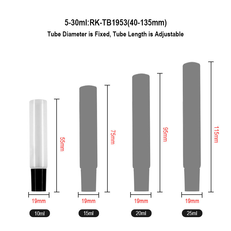 Wholesale PE Cosmetic Plastic Packaging Tube