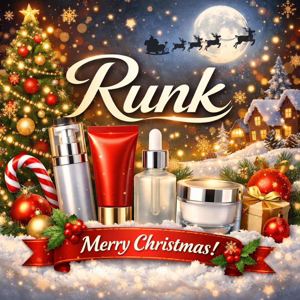 Guangzhou Runk Cosmetic Packaging mengucapkan Selamat Natal kepada semua pelanggan baru dan pelanggan setia.
