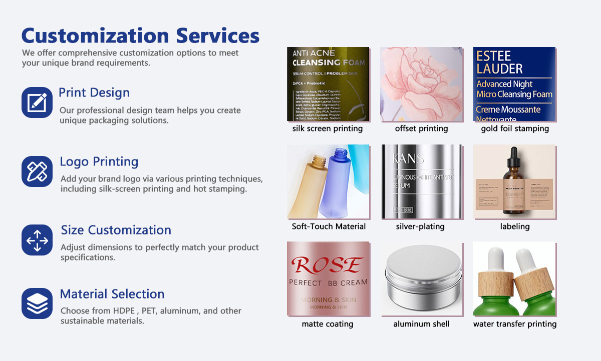 eye cream packaging tubes