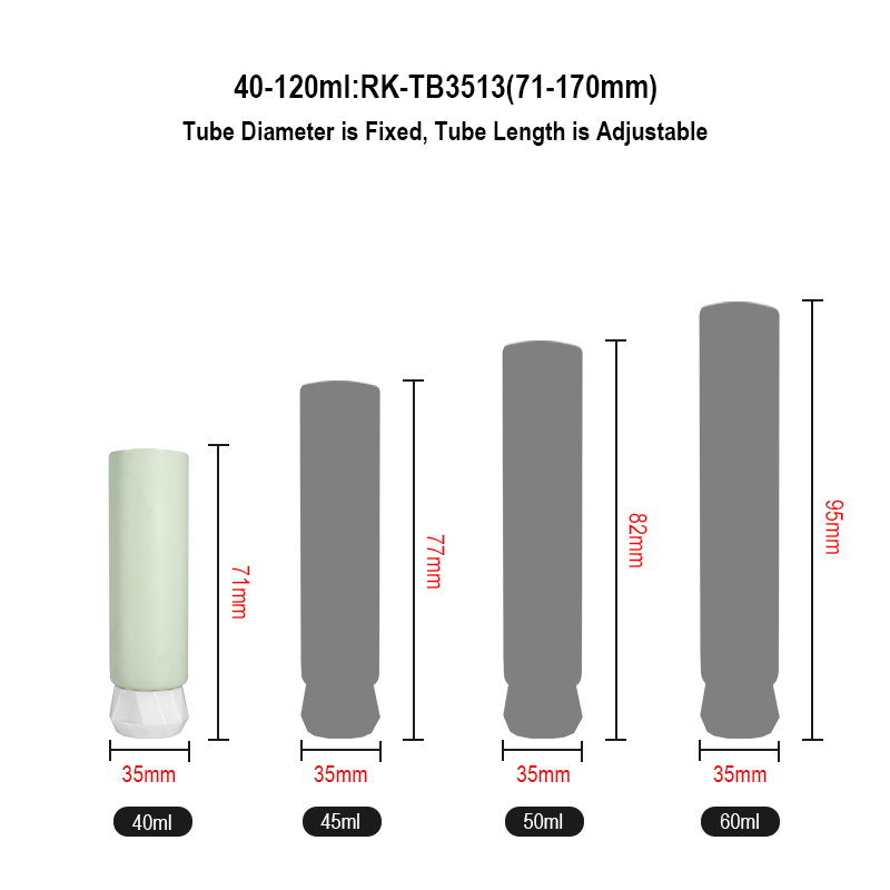 washcare plastic skincare tubes