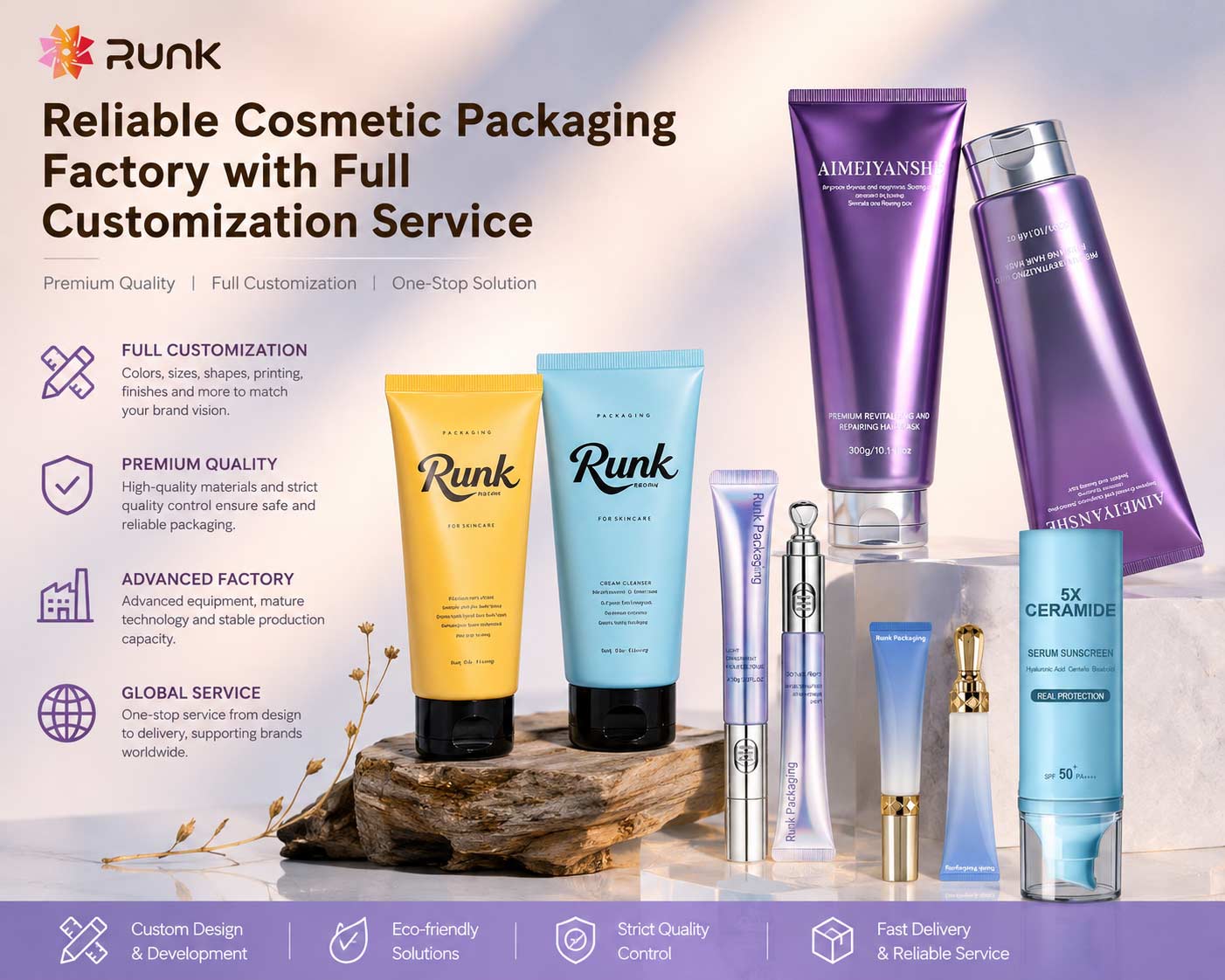Pabrik Kemasan Kosmetik Terpercaya dengan Layanan Kustomisasi Lengkap