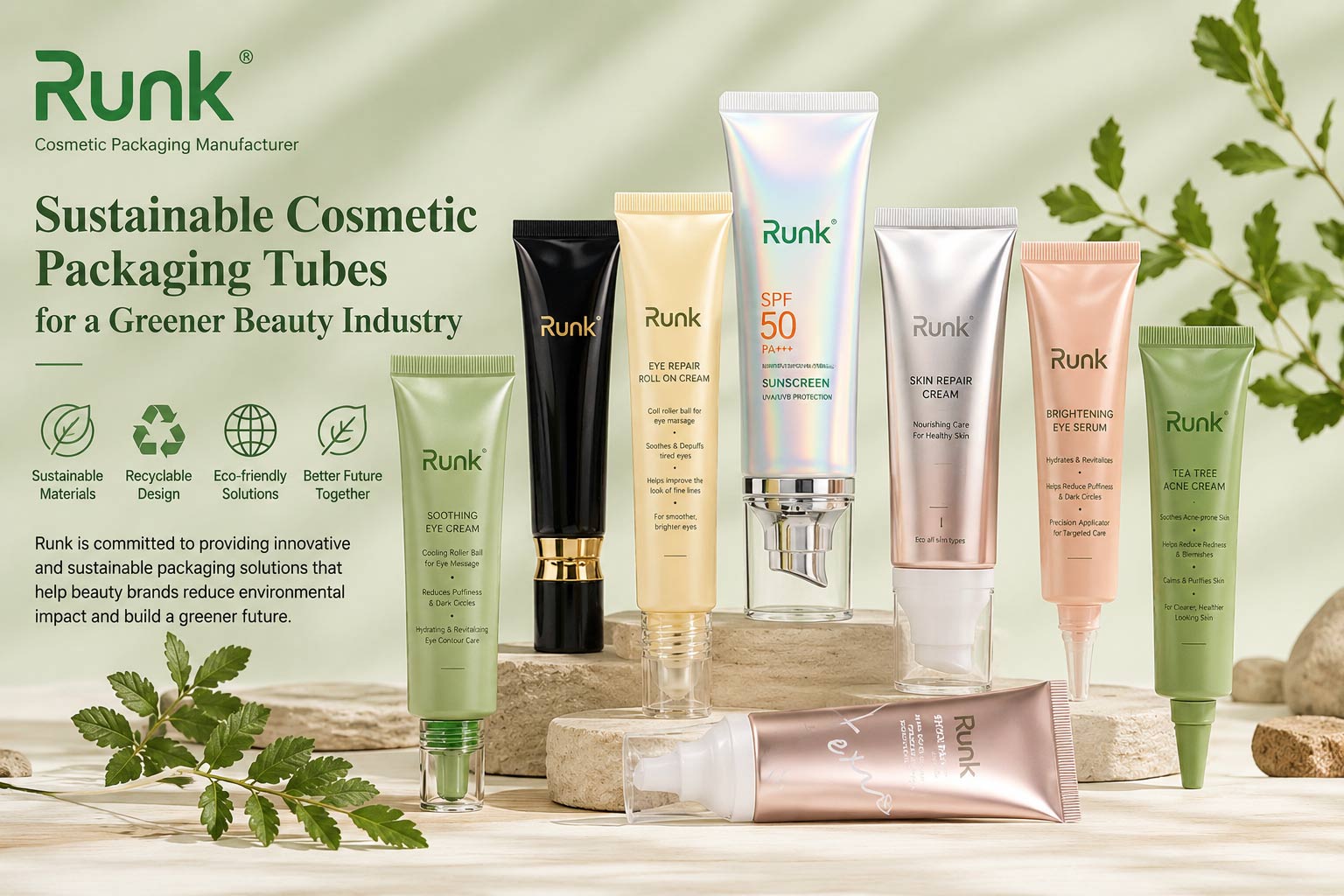 Runk Factory: Tabung Kemasan Kosmetik Berkelanjutan untuk Industri Kecantikan yang Lebih Ramah Lingkungan