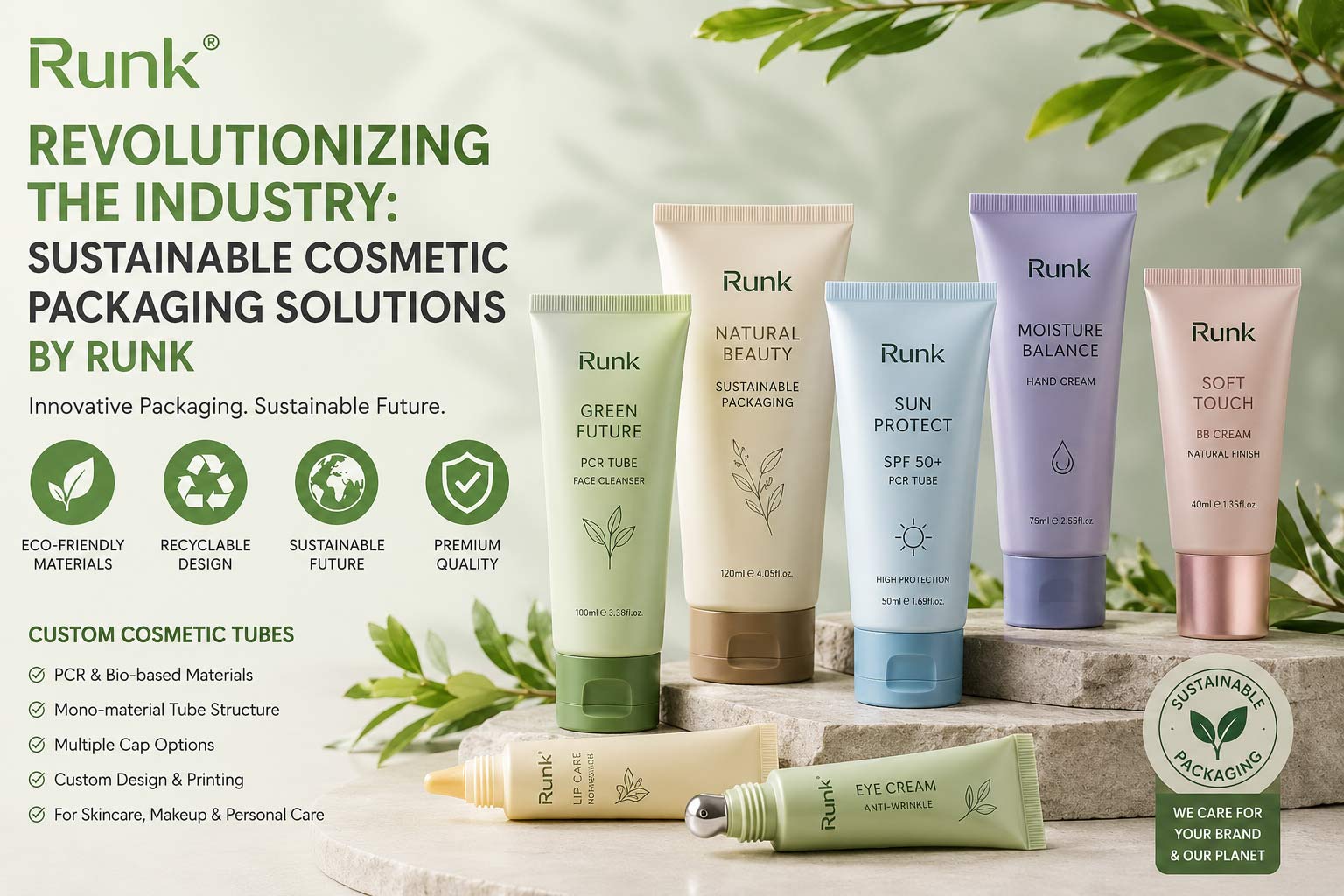 Merevolusi Industri: Solusi Kemasan Kosmetik Berkelanjutan dari Runk
