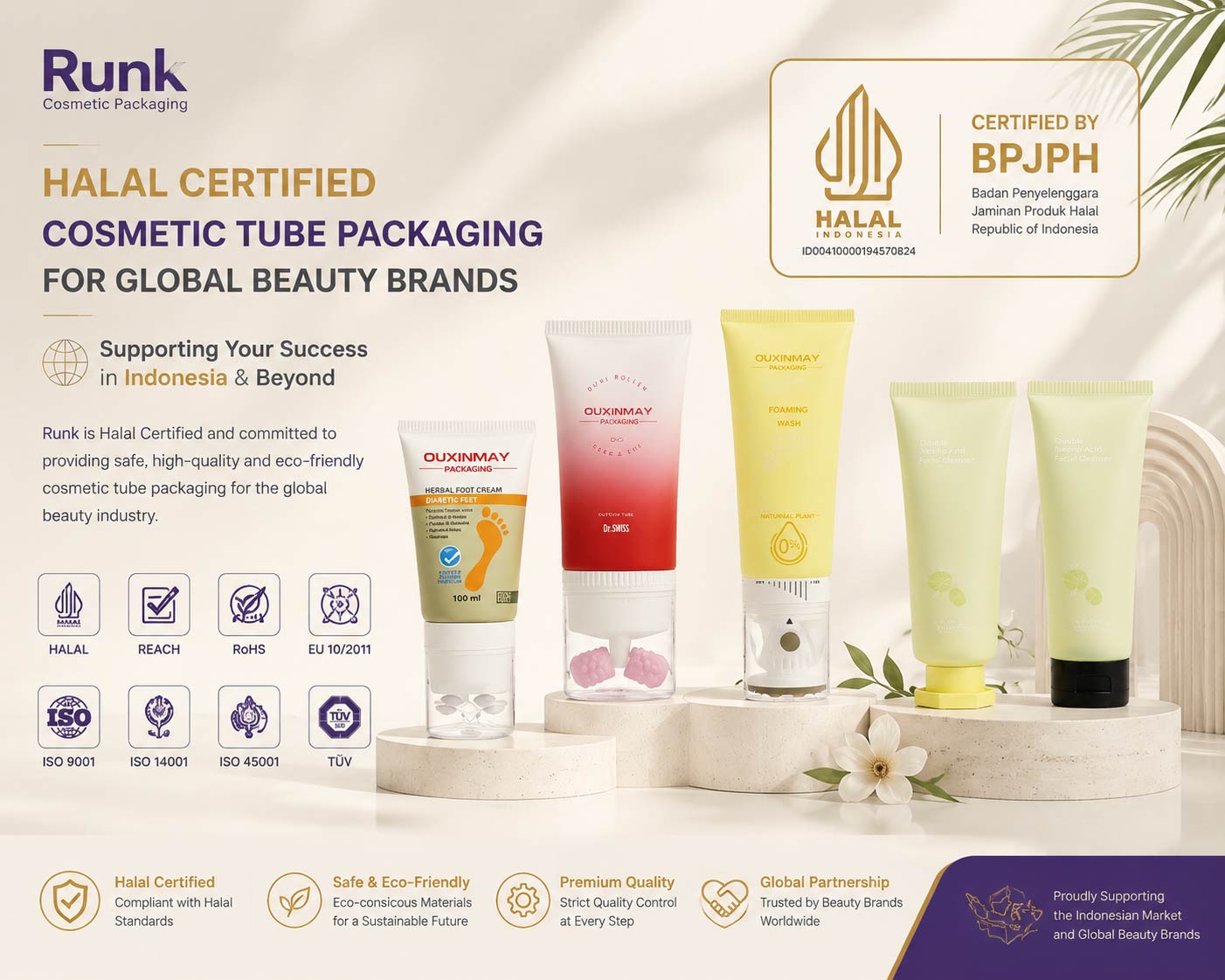 Mengapa Memilih Pemasok Kemasan Kosmetik Bersertifikat Halal untuk Pasar Kecantikan Indonesia?