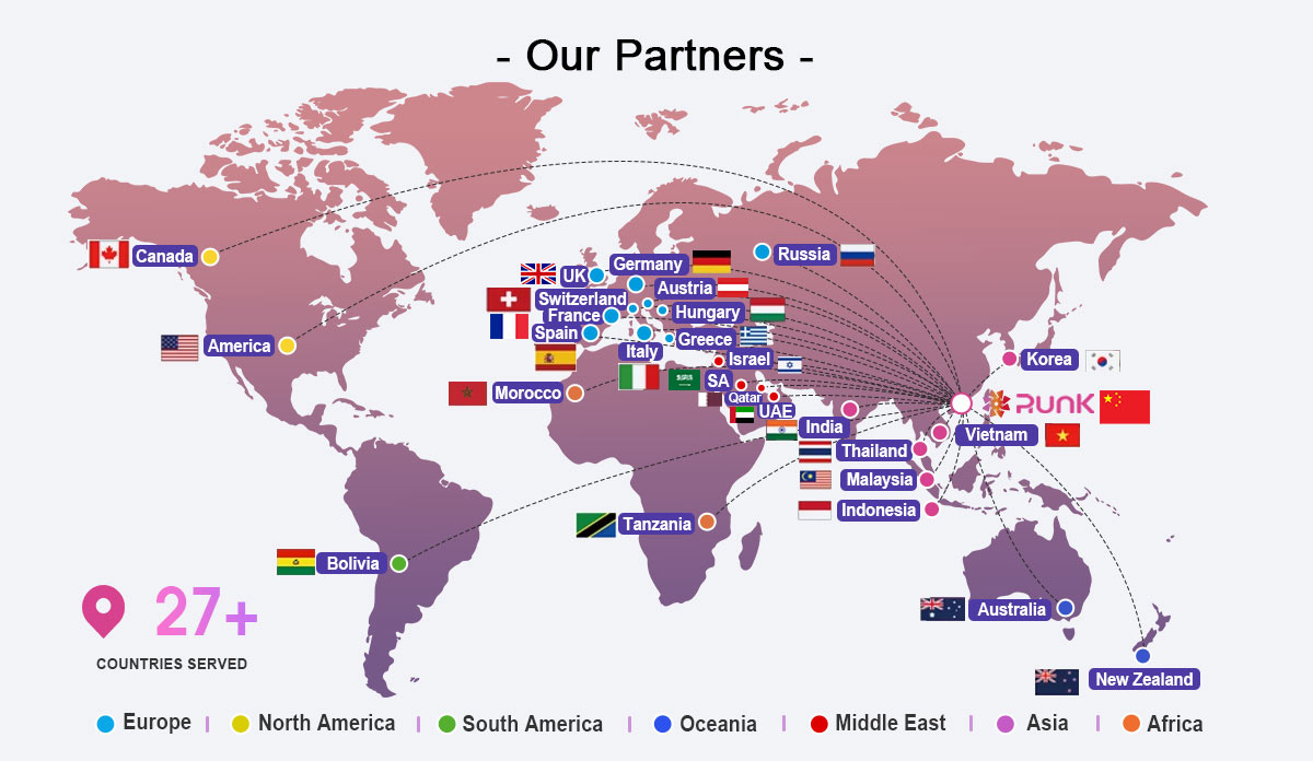 Runk Packaging Partner country Runk Packaging Partner country